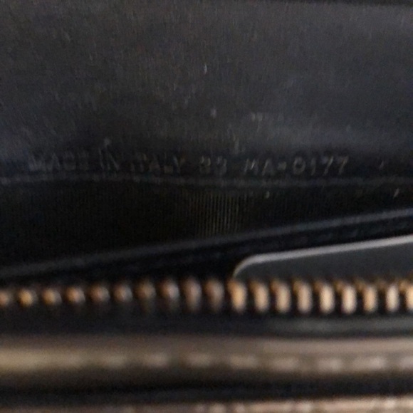 Dior metallic gold Wallet on Chain - Picture 12 of 12